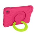 thumbnail image 6 of Dteck Case for Amazon Fire HD 8 / Fire HD 8 Plus (10th Generation, 2020 Released) - Heavy Duty Hybrid Shockproof Handle Case Protective Cover with 360 Rotating Kickstand, Rose/Green, 6 of 9