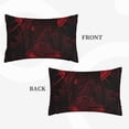 thumbnail image 4 of Fotbe Red Gothic Skeleton Throne Pillow Cases - Envelope Closure - Luxury, Extra Soft, Cooling Pillow Covers - Wrinkle, Fade, Stain Resistant-16"x24", 4 of 8