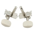 thumbnail image 3 of Mosiee Guitar Tuning Pegs Anti-Rust For Acoustic Guitar For Folk Parts Set Silver, 3 of 9