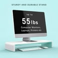 Monitor Stand Riser, Jelly Comb Foldable Computer Monitor Riser, Computer Stand with Storage