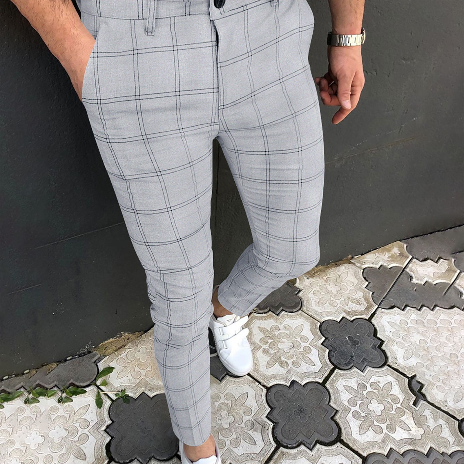 Summer New Thin Casual Pants Men Casual Classic Style Fashion Business Slim  Fit Straight Cotton Solid Color Trousers - AliExpress
