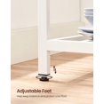 thumbnail image 2 of Boutique Home Baker Rack Îlot de cuisine avec grand comptoir, structure en acier stable et design moderne, 2 of 7