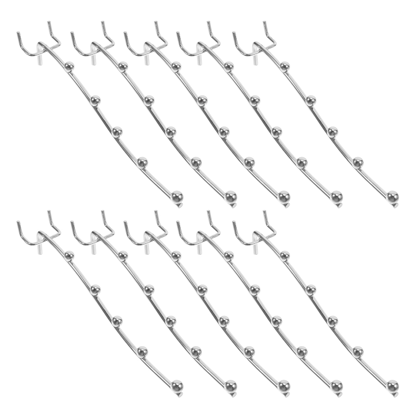 Worgeous 20 pcs Sturdy Pegboard Hooks Utility Pegboard Hooks For Garage Wall Heavy Duty Iron Peg Board Accessories For Hanging Tools Pegboard Hangers For Hanging Tools