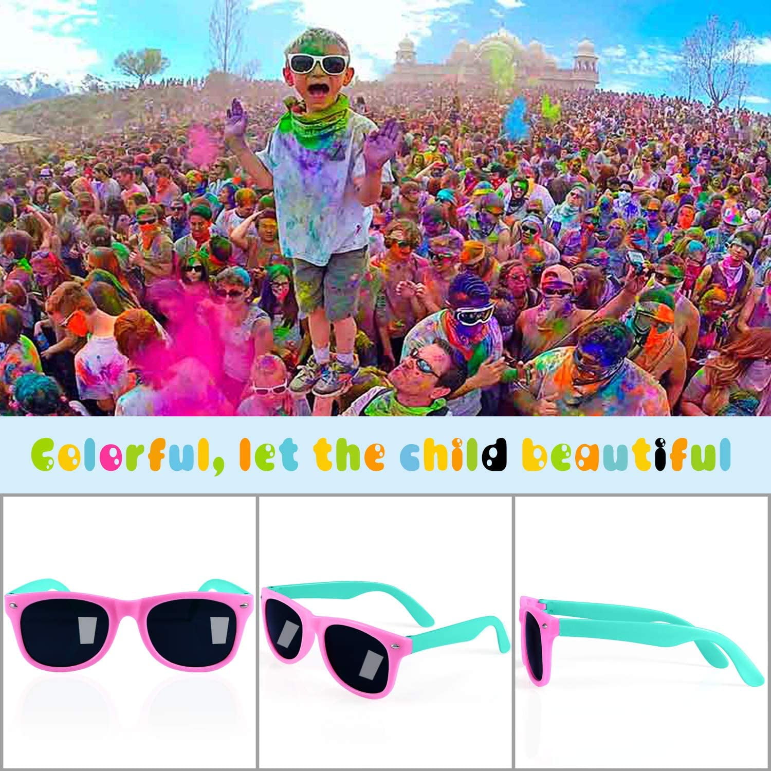 12 PAIRS NEON SUNGLASSES CHILDRENS KIDS Party Favor Luau #AA31 Free Shipping 