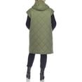 thumbnail image 3 of White Mark Long Hooded Puffer Vest (Women's & Women's Plus), 3 of 5