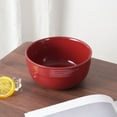 thumbnail image 3 of Mainstays Chiara Stoneware 6.25" Round Red Bowl, 3 of 7