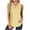 Solid Color-Yellow, variant on Jewelreauty Women Casual Waffle Tank Tops Summer V Neck Sleeveless Tunic Shirts Loose Fitting Solid Tees (S, Black)