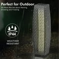 thumbnail image 6 of GRANDPATIO Outdoor Lights Solar Powered LED Resin Wicker Floor Lamp, for Garden or Porch - Medium Fuji, Silver Gray, 6 of 6