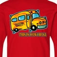 thumbnail image 4 of Inktastic How I Roll School Bus Long Sleeve Youth T-Shirt, 4 of 5