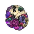 thumbnail image 2 of Balery Mushrooms And Skull Shower Caps, Double Layer Waterproof Shower Cap, Double Layers Reusable Shower Cap With Soft Comfortable For Long Thick Hair Soft Bath Shower Hair Caps, 2 of 9