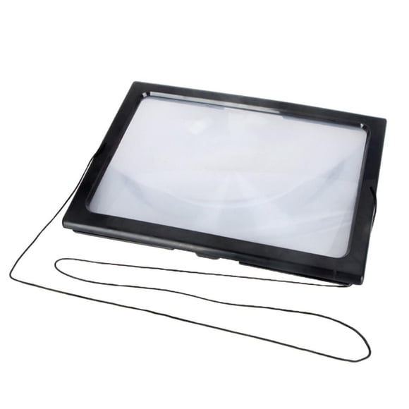 Methold 3X Reading Magnifier Foldable Magnifying Loupe LED w Lamp Light Book Desktop Electrónica