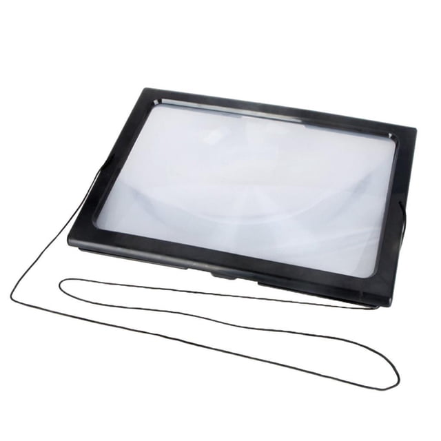 Methold 3X Reading Magnifier Foldable Magnifying Loupe LED w Lamp Light Book Desktop Electrónica