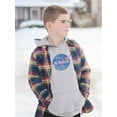 thumbnail image 3 of Old Glory Youth NASA Distressed Logo Long Sleeve Graphic Hoodie, 3 of 5
