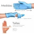thumbnail image 2 of Paquete de 100 Guantes de Nitrilo Sintetico Nitriblend Color Azul Talla L |Protección Personal | No Estéril | Sin Polvo |De un solo uso | Sin Látex, 2 of 5