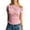 Pink, variant on Tops for Women Trendy Off Shoulder Slim Fitted Shirts Summer Fashion Casual Solid Color Short Sleeve Blouses (S, Pink)