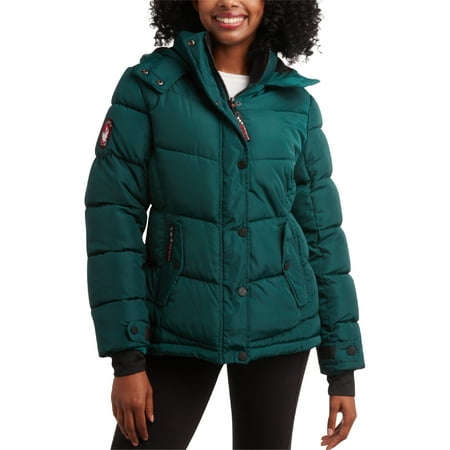 CANADA WEATHER GEAR Women's Winter Coat - Quilted Heavyweight Puffer Parka Jacket for Women (S-3X)