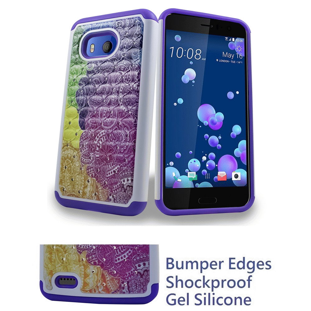 for HTC Ocean U11 Case Phone Case Slim Hybrid Dual Layer Hard Back