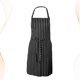 thumbnail image 1 of CATIEBYE 1Ud Delantal Simple Negro Para Trabajo En Cocina Resistente Y De Poliéster, 1 of 8