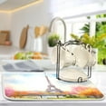 thumbnail image 5 of Watercolor Painting French Dish Drying Mat, Absorbent Microfiber Pad Protector For Kitchen Counter Top Mat Dish Drainboard 18x24in Home Decor, 5 of 7