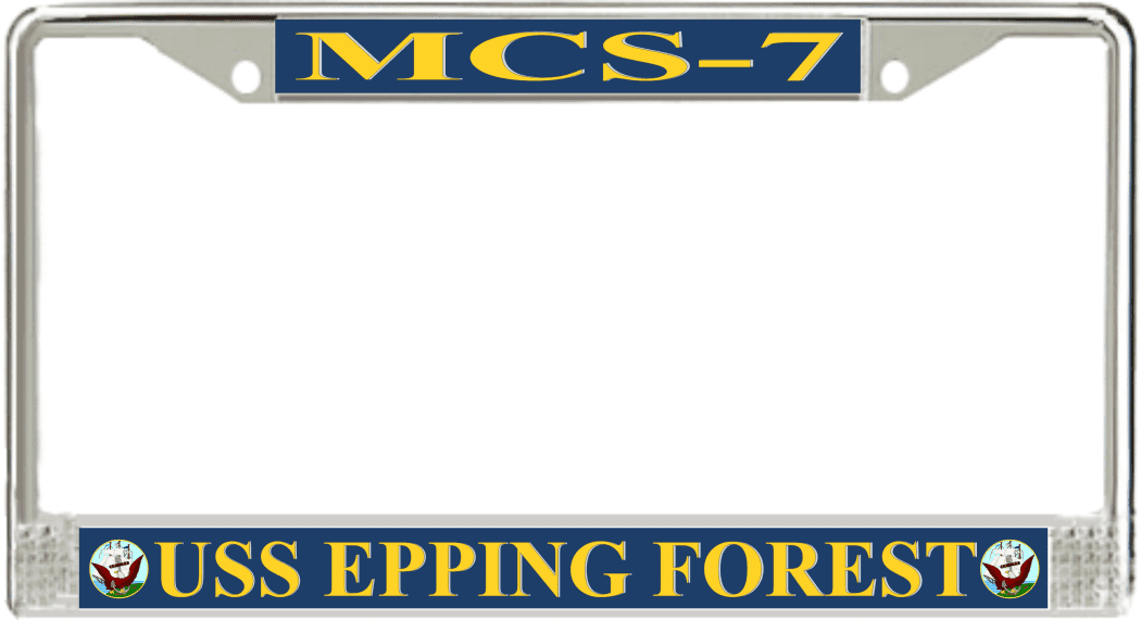 USS Epping Forest MCS-7 License Plate Frame