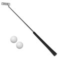 thumbnail image 1 of Graflsoa Ensemble de Putter de Golf Compact 4 Sections avec Design Pliable pour Entraînement Intérieur et Extérieur, Comprend 3 Tiges, Tête de Putter et Balles d'Entraînement, Construction en Alliage de Zinc Durable, Utilisation à Droitier, 1 of 6