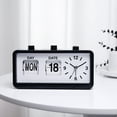 thumbnail image 2 of Unique Bargains Silent Non Tick Clock Black 7.8"L x 1.9"W x 3.7"H, 2 of 8