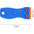 thumbnail image 3 of Plastic Razor Blade Scraper with 100PCS Plastic Blades Cleaning Remover for Stickers, Decals, Adhesive, Labels, Paint, Glass, Car, Window, Stove Top, Caulk, No Scratches (2 scrapers 100 Blades), 3 of 5