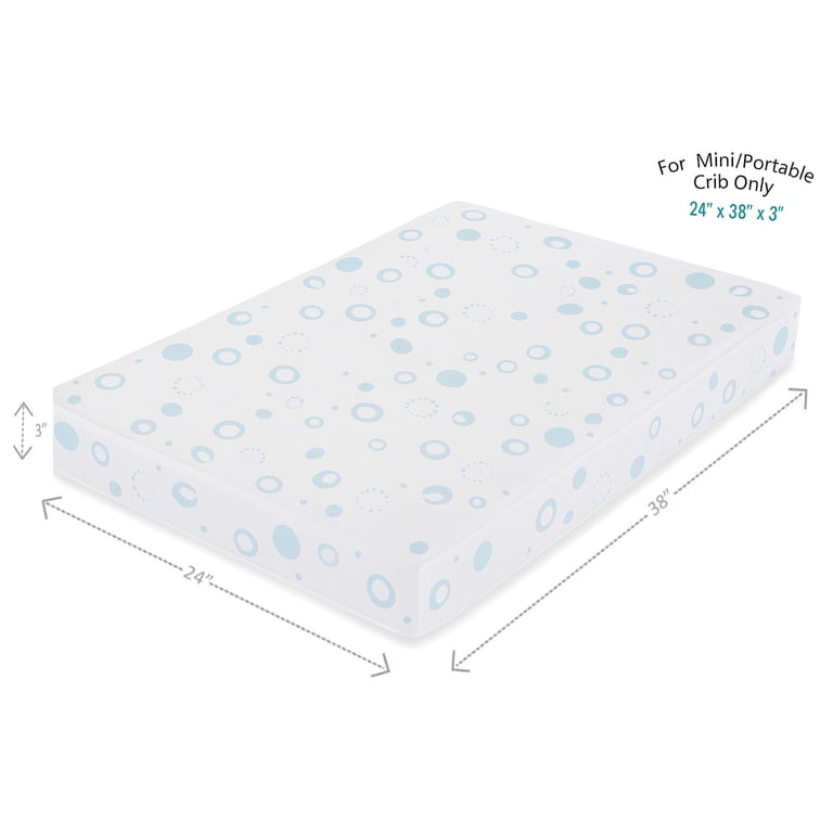 L.A. Baby 3" Waterproof Mini Crib Mattress Pad photo 1