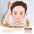 thumbnail image 3 of 2 Pcs Makeup Practice Face Board Reusable Silicone Mannequin Head For Makeup Practice Face Painting Tool For Kids And Beginners, 3 of 8