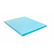 SUBRTEX MEDIUM 3 IN. TWIN GEL MEMORY FOAM MATTRESS TOPPER - BLUE