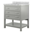 thumbnail image 3 of Design Element Affinity 31" Single Sink Bathroom Vanity in Grey, 3 of 10