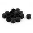 thumbnail image 1 of 15 Pcs 25mm 1" Diámetro Tapones de Fin de Plástico Negro para Tubos Redondos, 1 of 1