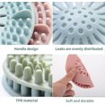 thumbnail image 2 of 4 Uds. Protector de silicona para desagüe de ducha, tapón para el pelo para bañera, fácil de instalar y limpiar, traje para bañera de baño, 4 Uds., 2 of 5