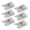 thumbnail image 3 of Prensatelas de dobladillo enrollado en arco de acero inoxidable para máquinas de coser domésticas, 6 uds., 3 of 14