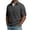 Dark Gray, variant on Domzest Mens Polo Shirt Big and Tall Quarter Zip Lapel Collar Short Sleeve T Shirt 2026 Casual Stylish Grid Textured Golf Shirt Khaki 3XL