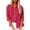 B452 Hot Pink summer tops for women clearance under $5, variant on Cagogo Women's Tee Shirts Summer Basic Tops Under $5 Loose Fitting Long Sleeve Pleated Button Down V Neck Collared Button Up Tshirts Night Out Black Shirt Clothes