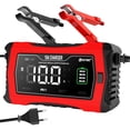 thumbnail image 1 of 12V 24V 10A Car Smart Battery Charger For LiFePO4 Lithium Lead-Acid, 1 of 8