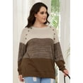 thumbnail image 4 of Daystry Women's Oversized Long Sleeve Casual Knit Pullover Sweater Pullover, 4 of 8
