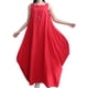 thumbnail image 1 of Mujeres Maxi vestido de túnica sin mangas más bolsillos de tamaño O cuello suelto mori swing ve Abanopi Vestido, 1 of 7