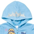 thumbnail image 3 of Disney Princess Cinderella Little Girls Zip Up Hoodie Infant to Big Kid, 3 of 5