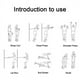 thumbnail image 5 of Bandas de resistencia para fisioterapia con asas, tubos de entrenamiento para entrenamiento de resistencia y entrenamientos en casa., 5 of 5
