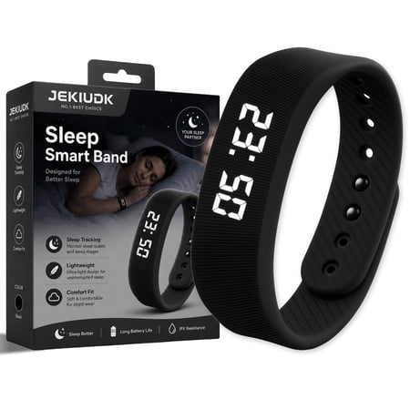 Vibrating Alarm Clock Watch for Heavy Sleepers, Silent Wake up Bracelet & Smart Wristband, Wearable Vibration Wrist Alarm, Non-Audible Sleep Wristband