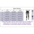 thumbnail image 3 of Jeans For Women 2024 Fashion Women's Fall And Winter Jeans Casual Printing Hole Thickening Pants Gray M, 3 of 7