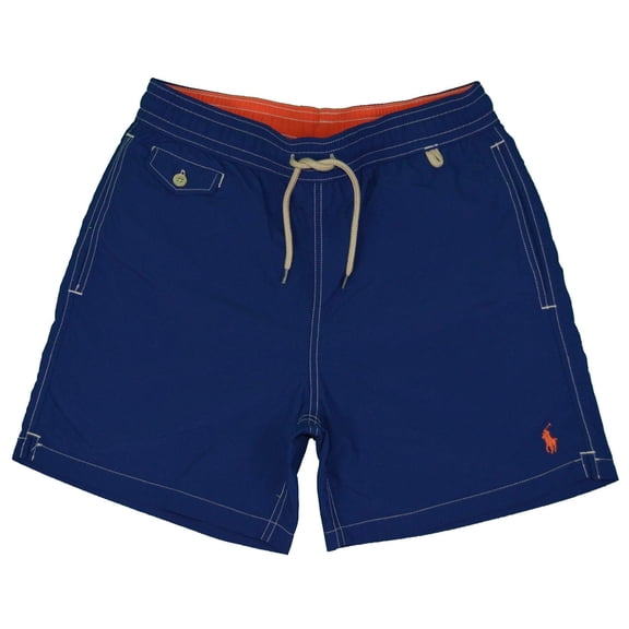 POLO Ralph Lauren Men's Swim Trunks Shorts (Navy, Small, S)