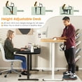 thumbnail image 6 of Gymax Electric Standing Desk Adjustable Stand up Computer Desk Anti-collision Natural, 6 of 10
