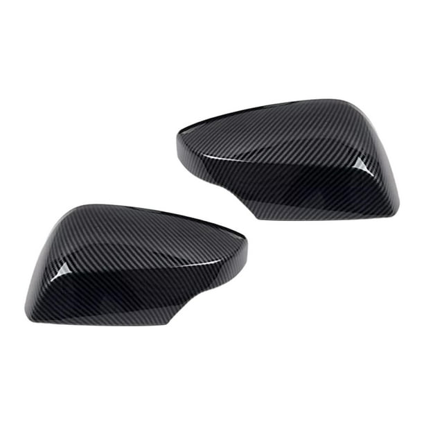 2 tapas para espejos retrovisores laterales, repuesto para Subaru WRX STI. Patrón de fibra de carbono