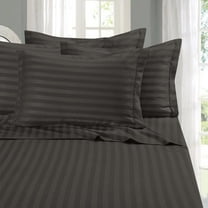 1500 Premier Hotel Collection Elegant Comfort 1800 Premier Hotel Collection Damask Stripes Silky Soft 4Piece Sheet Set Up To 16" Deep Pocket Queen Gray