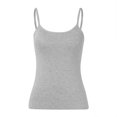 thumbnail image 5 of SHENGYUAN Running Sports Bras for Women Plus Size Bra Ladies' Rims Strap Vest With Chest Pad and Small Inner Tube Top Grey,XXL, 5 of 5