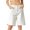 White, variant on SRZYMJ Beach Outfit Jean Shorts Ladies Women's Denim Shorts Summer Casual Straight Leg Embroidered Distressed Design for Daily Wear and Jogging Outfits with Tops Heels Sneakers Comfort Fit