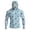 Gray, variant on Performance Long Sleeve Sun Shirt with Moisture Wicking Fabric and 3D Print Design Showcasing Shark Patterns Blue S
